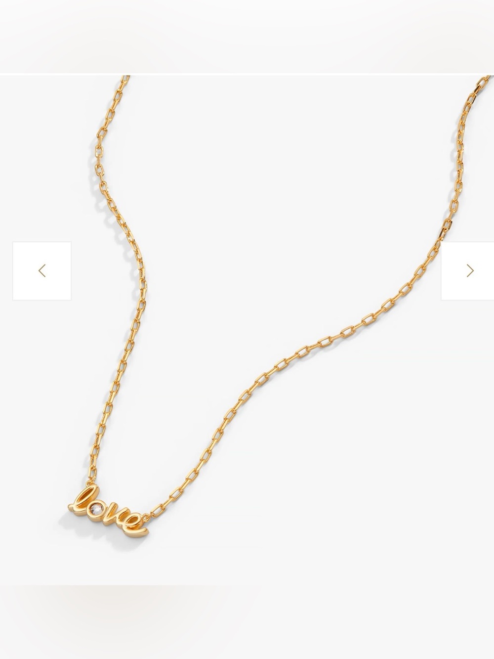 Alex and Ani Gold Love Script Pendant Necklace